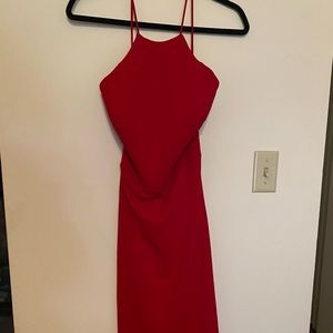 Strappy Red Dress